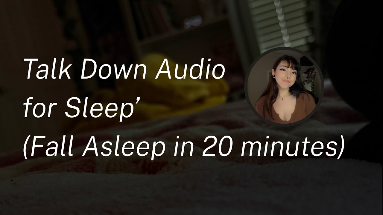 Guided Sleeping Talk Down Support Audio (Female Voice Audio)