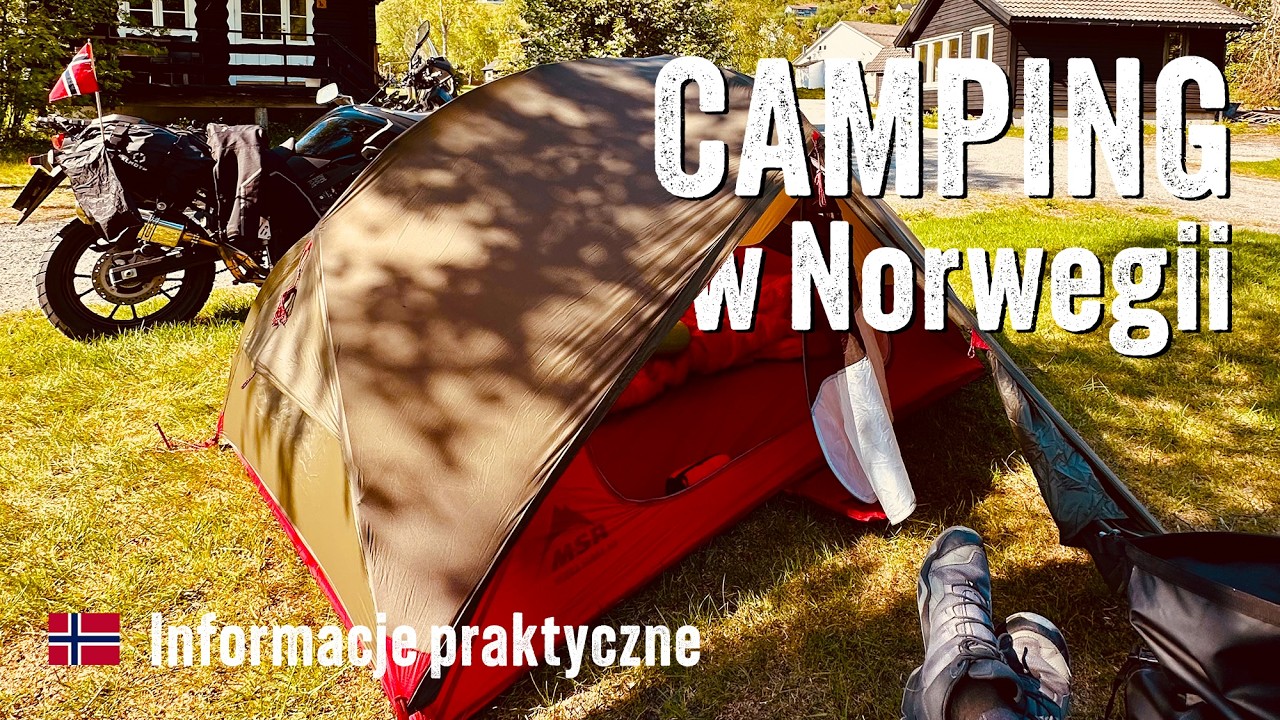 TU NIE JEST BEZPIECZNIE? Co i jak z kempingiem i MOTOCYKLEM W NORWEGII? Informacje praktyczne. DL650