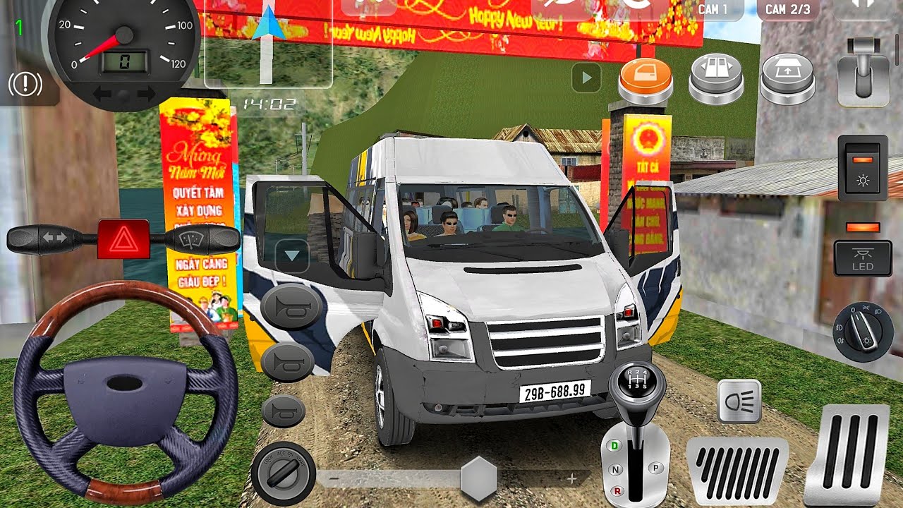 New Minibus Simulator Vietnam - Luxury Public Bus Offroad Driving Game 2026 - Android Gameplay