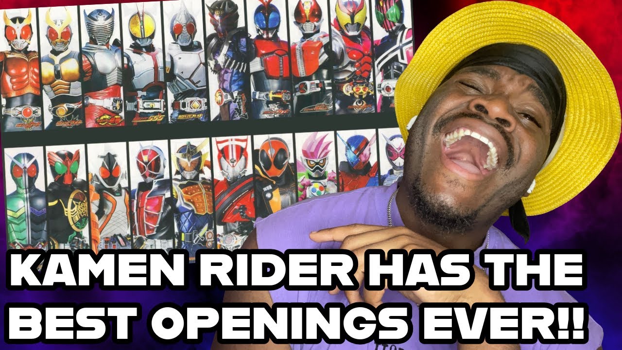 FIRST TIME REACTING To All KAMEN RIDER OPENINGS (1971- Gotchard) #kamenrider