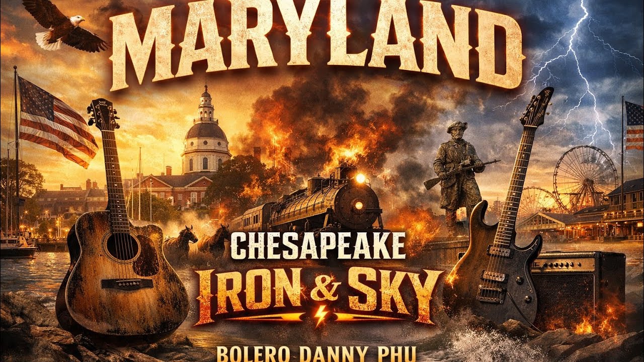 MARYLAND – Chesapeake Iron & Sky | Country Rock × Metal Anthem