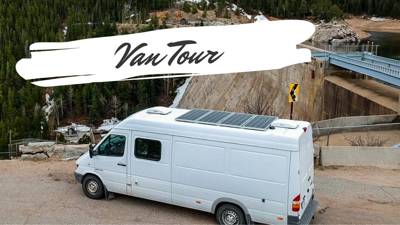 VAN TOUR | Airline Pilot shows off his Sprinter Van build | Living in the van I built for a year!