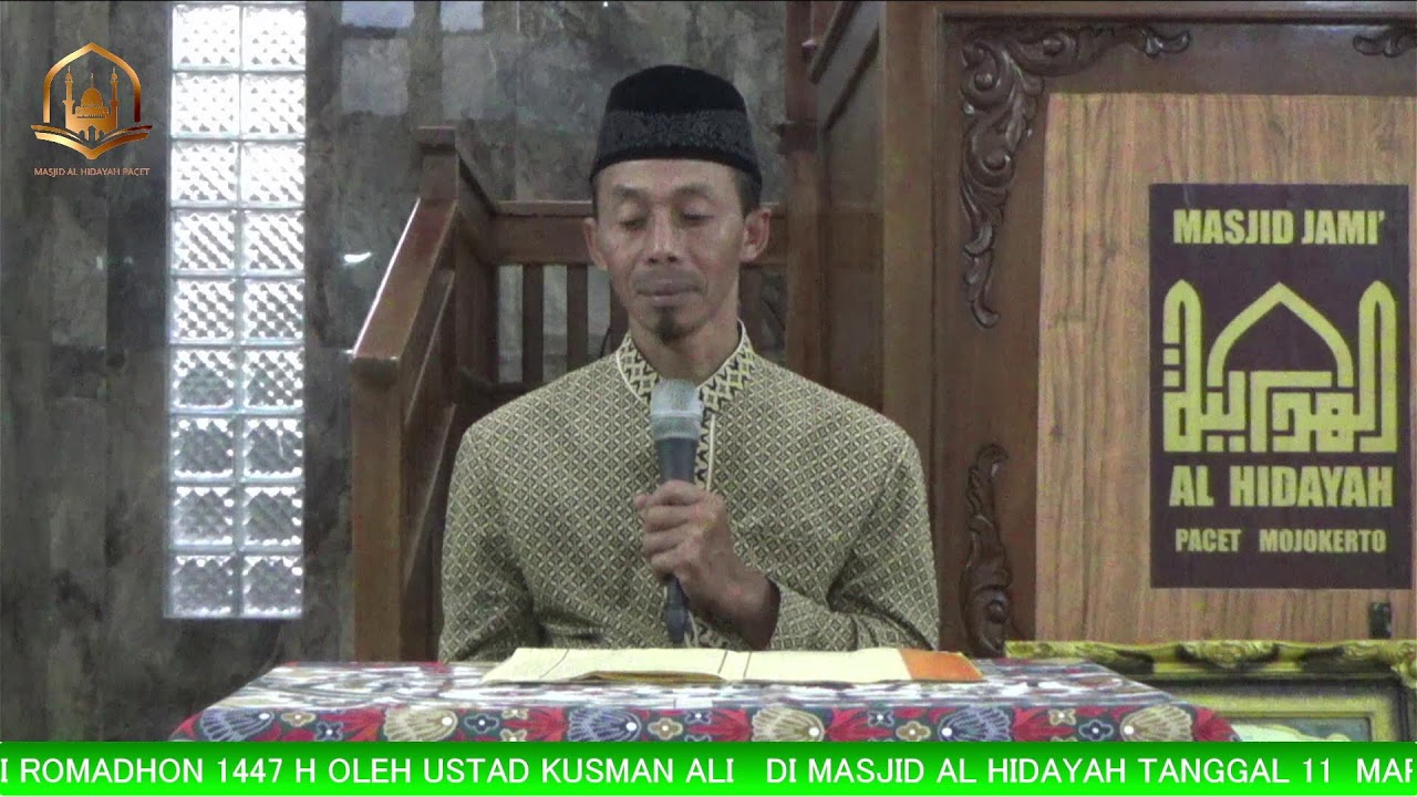 PENGAJIAN JELANG BERBUKA PUASA  BULAN SUCI ROMADHON MASJID AL HIDAYAH PACET  11 MARET  2026