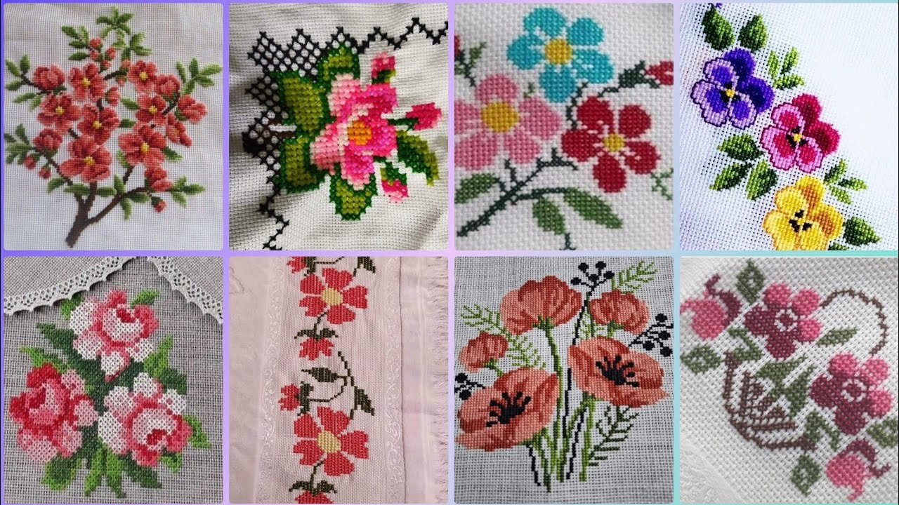 #1 Most Beautiful and Unique New Cross Stitch Patterns For Everything #CrossStitchDesign#Trend