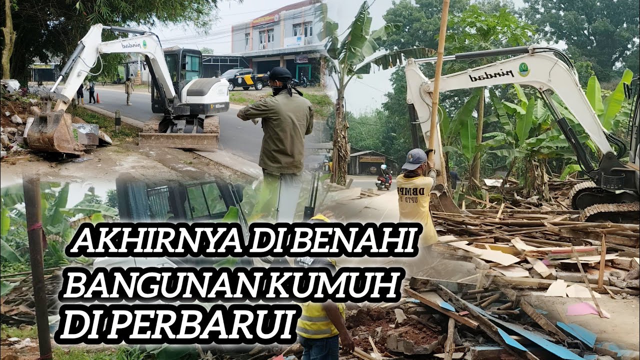 Bangunan kumuh !! Ini yang menjadi sebab kdm utus tim bongkar, langsung roboh