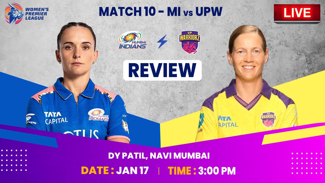 UP Warriorz defeat Mumbai Indians twice in less than 72 hours | WPL 2026 | Female Cricket