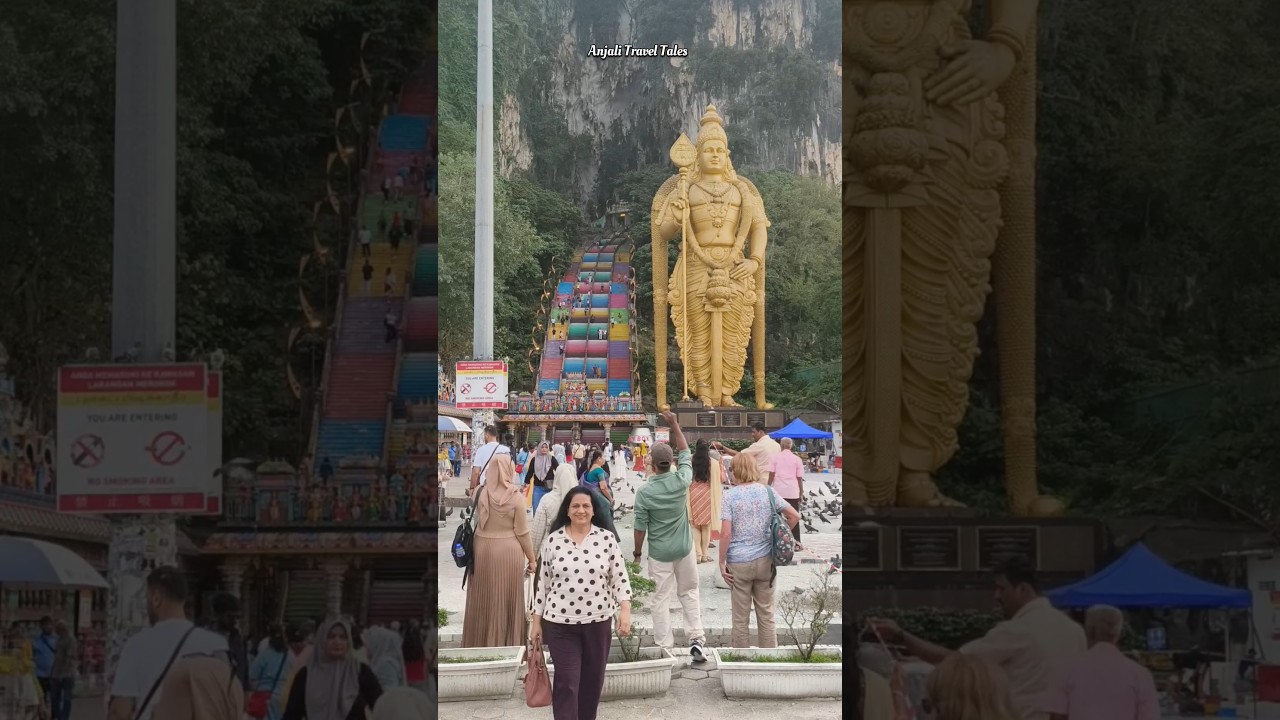 Malaysia 🇲🇾 Batu caves #shorts #ytshorts#youtube#malaysia #batucaves#travel#murgan#kartikeya #hindu