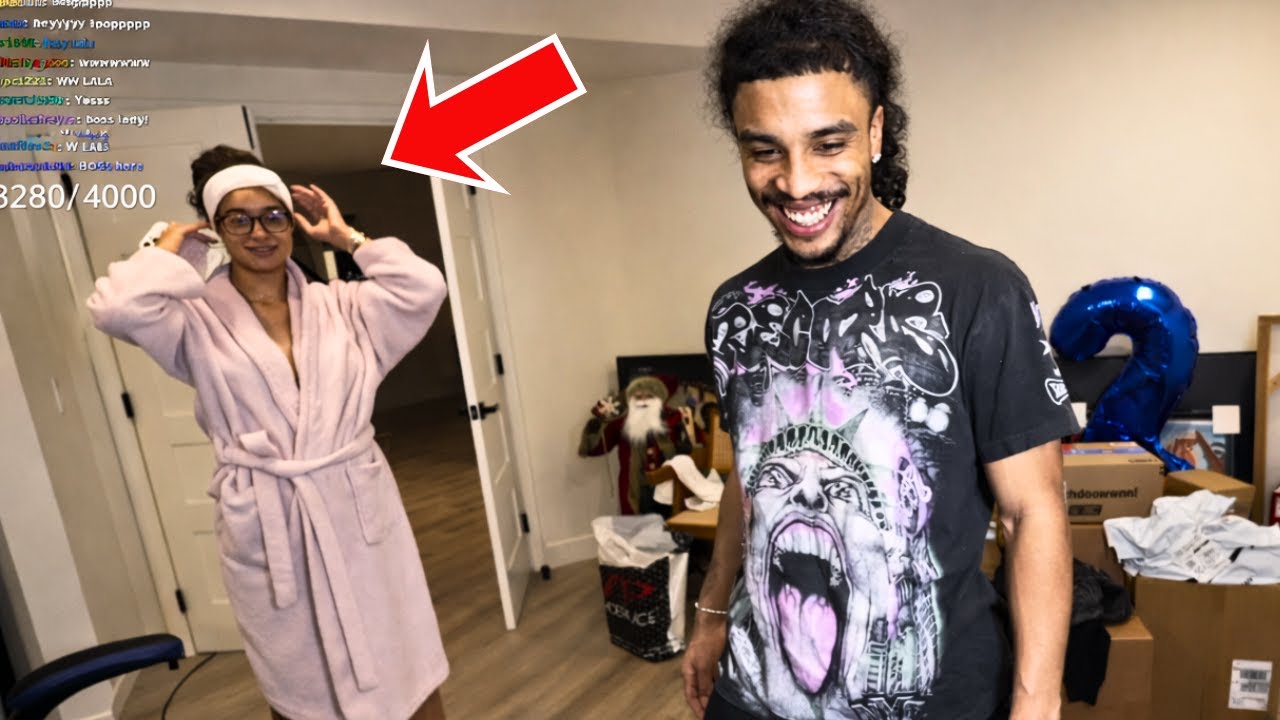 Lala Comes On Jay Cincos Stream For FIRST TIME Since Pregnancy Announcement (Does Push-ups To Sm*sh)