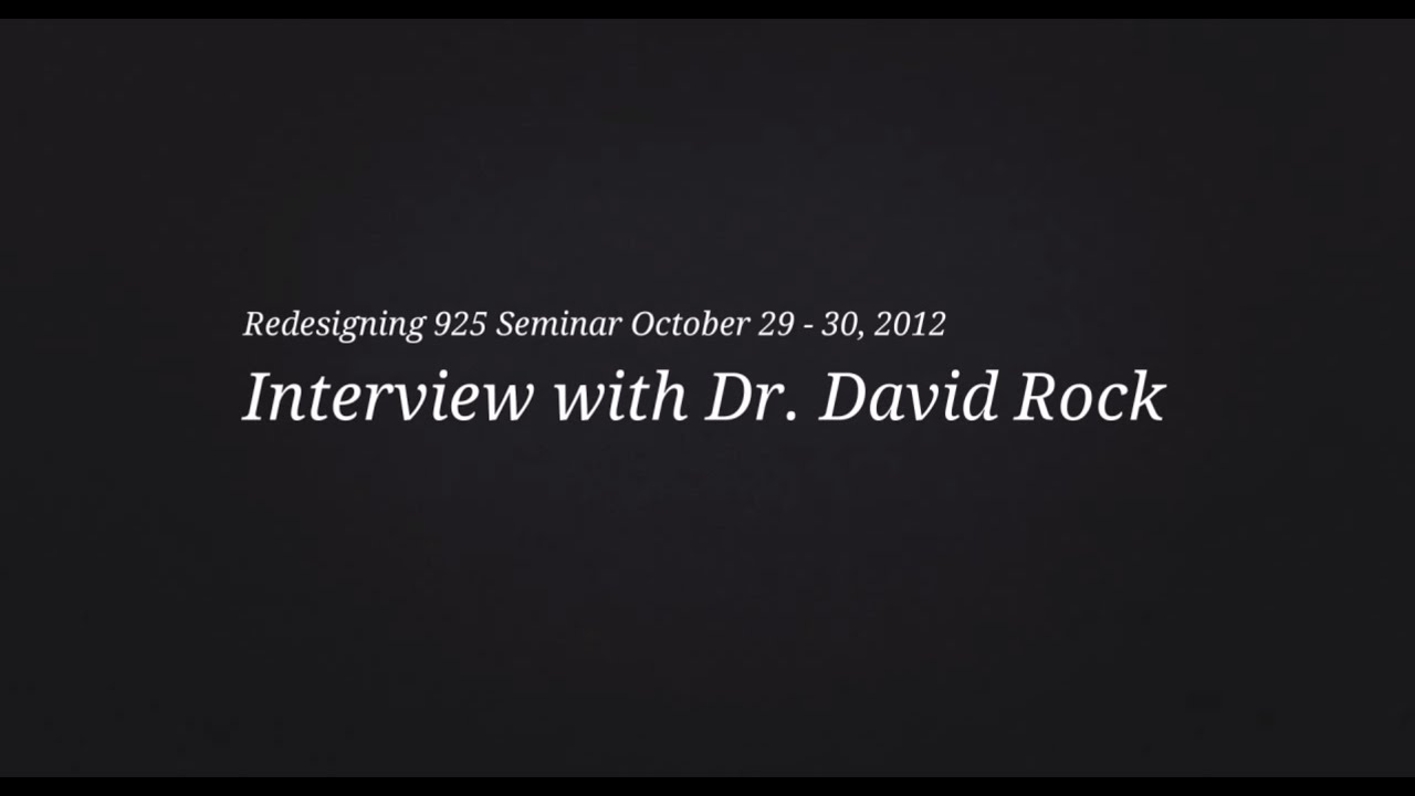 Dr. David Rock on Science Behind Leadership