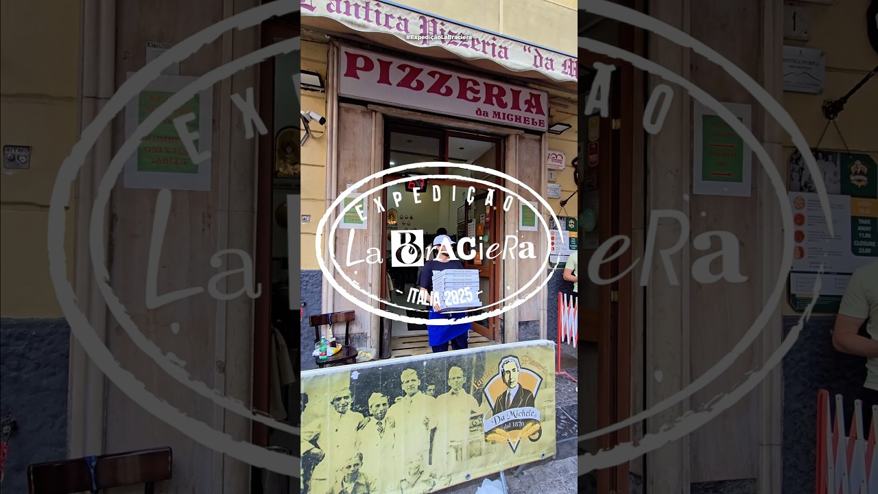 A L&rsquo;Antica Pizzeria da Michele em N&aacute;poles &eacute; uma das pizzarias mais famosas do mundo! 🍕🇮🇹