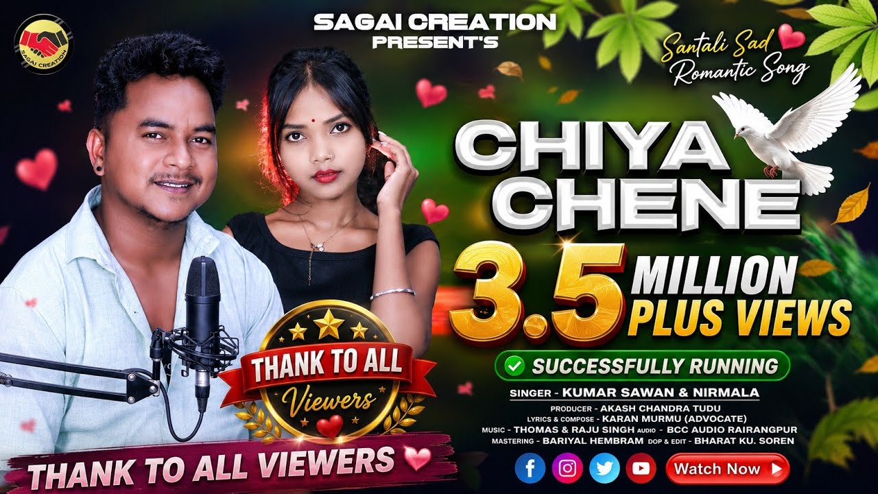 CHIYA CHENE||NEW SANTALI SONG 2025||KUMAR SAWAN AND NIRMALA SOREN