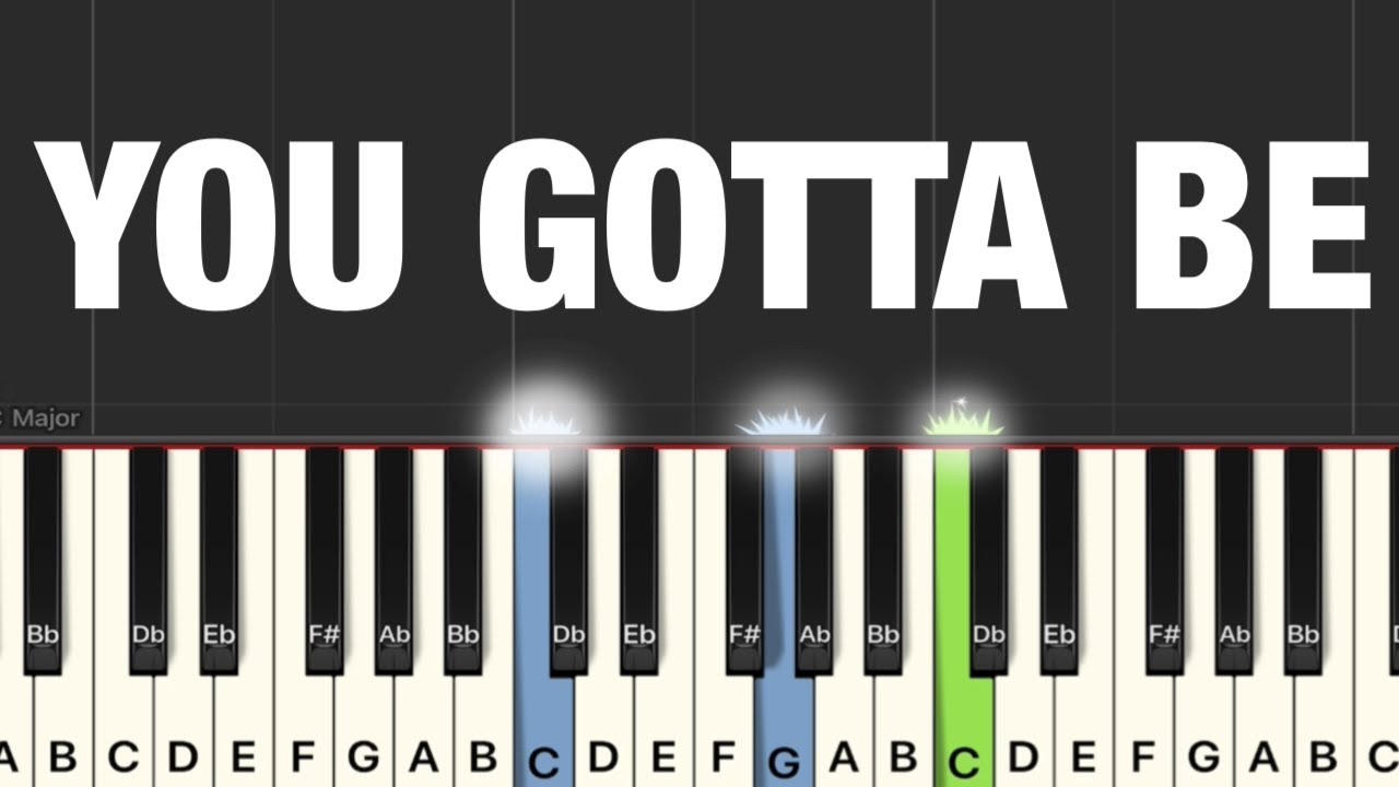 Des’ree - You Gotta Be Piano Tutorial | Medium