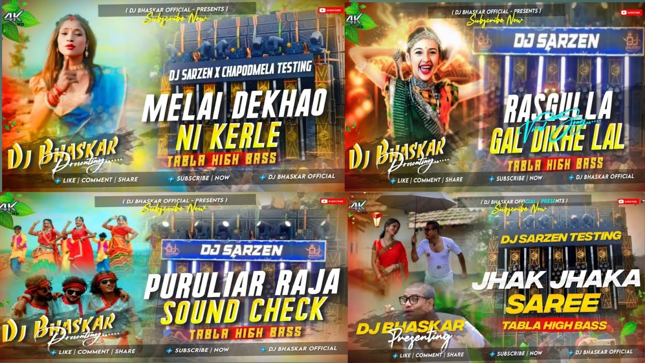 Dj Sarzen Sound Check 🎉| Purulia Nonstop Song 2025 | Sound Check🔥Tabla High Bass Mix|Dj BhaskarRemix