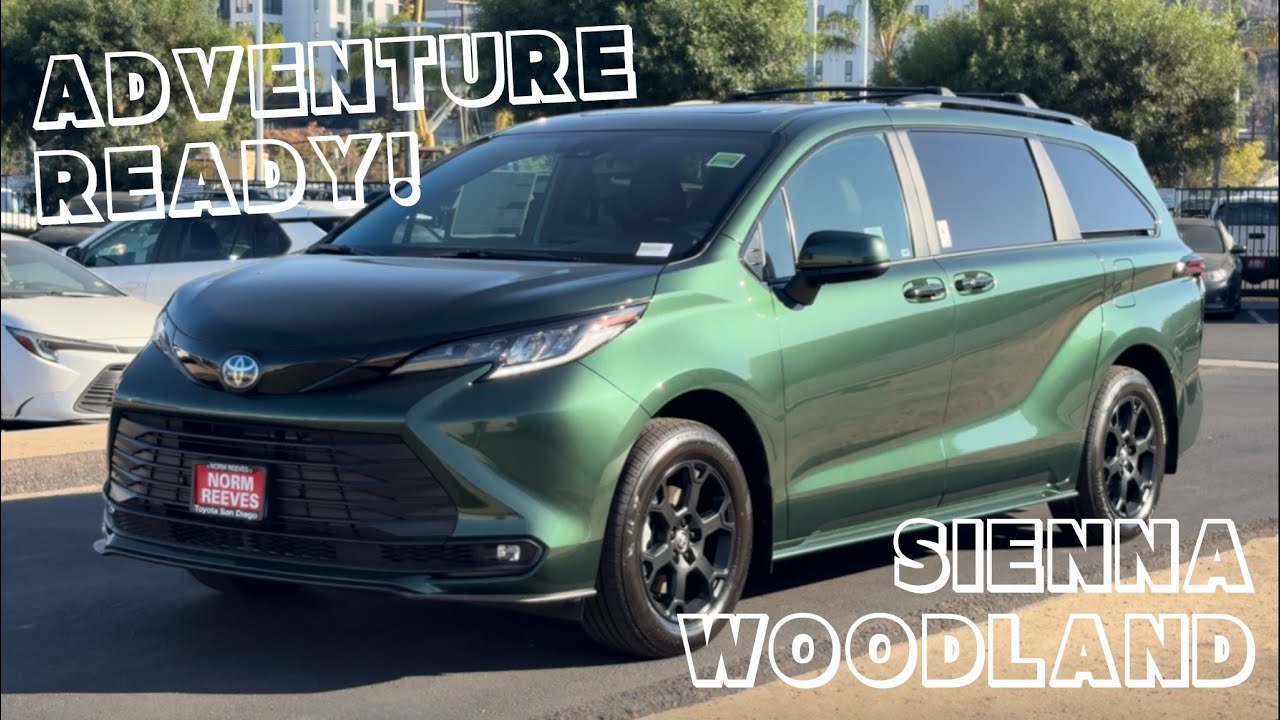Обзор Toyota Sienna Woodland 2025 года — полноприводный минивэн для приключений!