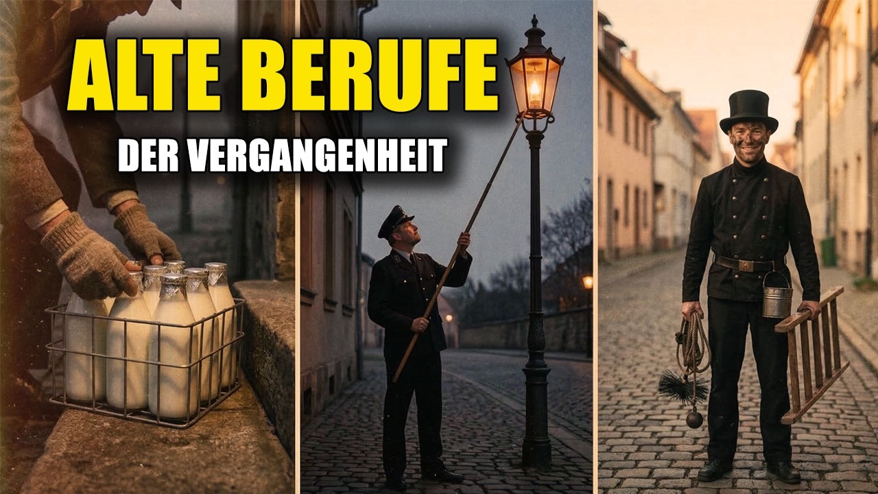 18 alte deutsche Berufe, an die heute niemand mehr glaubt, die aber WIRKLICH existieren