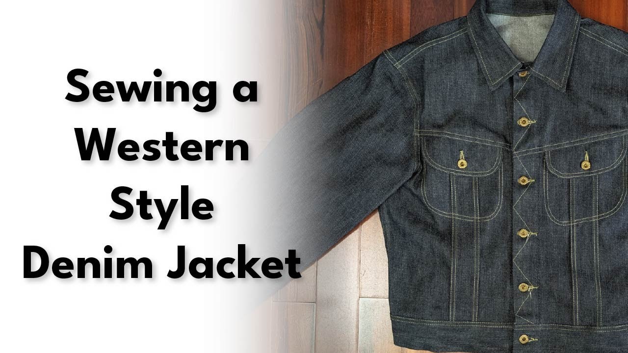 Sewing Western Style Denim Jacket 101j