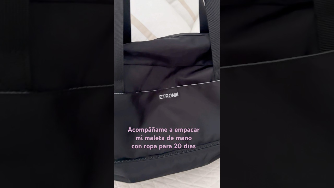 Maleta de mano con ropa para 20 d&iacute;as! Compra todo aqu&iacute;  