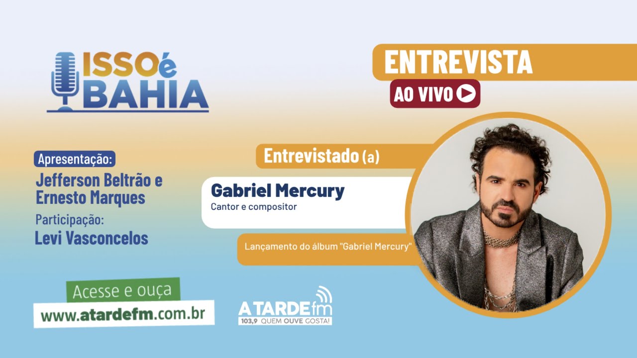 Gabriel Mercury Lança Álbum Autoral com Poesia, Axé e Homenagens | Fusão de Raízes e Modernidade!