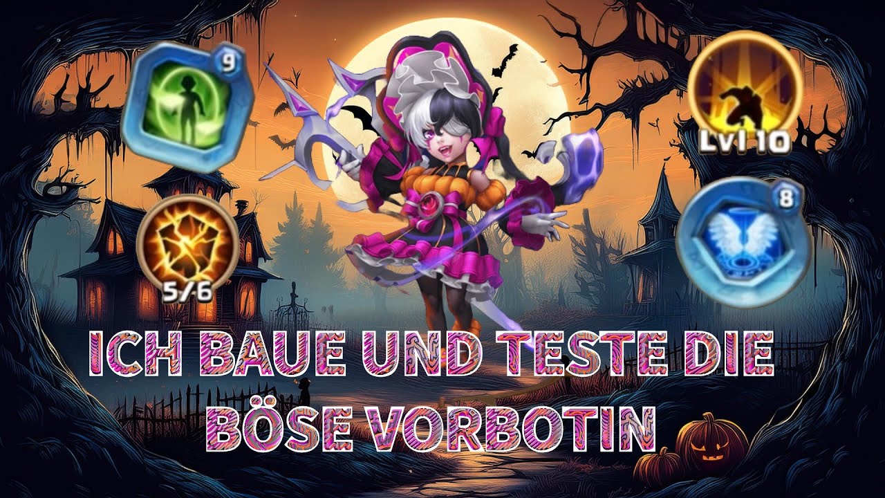 Ich baue und teste die böse Vorbotin | Schloss Konflikt / Castle Clash 2024 Deutsch
