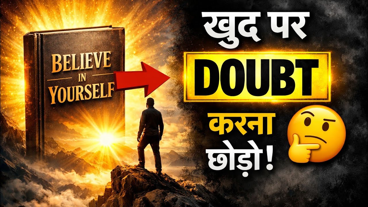 How to Believe in Yourself | book summary in hindi | motivational video | mindset 