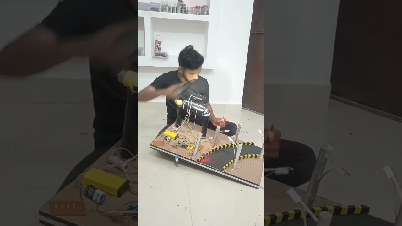 solar tracker amazing engineering project idea 💡#youtubeshorts