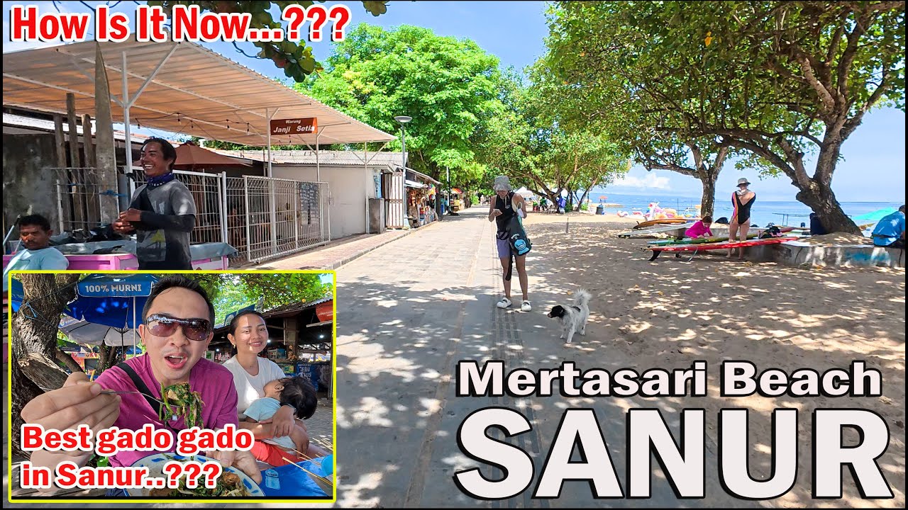 How Is This Beach Now..??? Have You Tried The Local Food Here..??? Mertasari Beach Sanur Bali