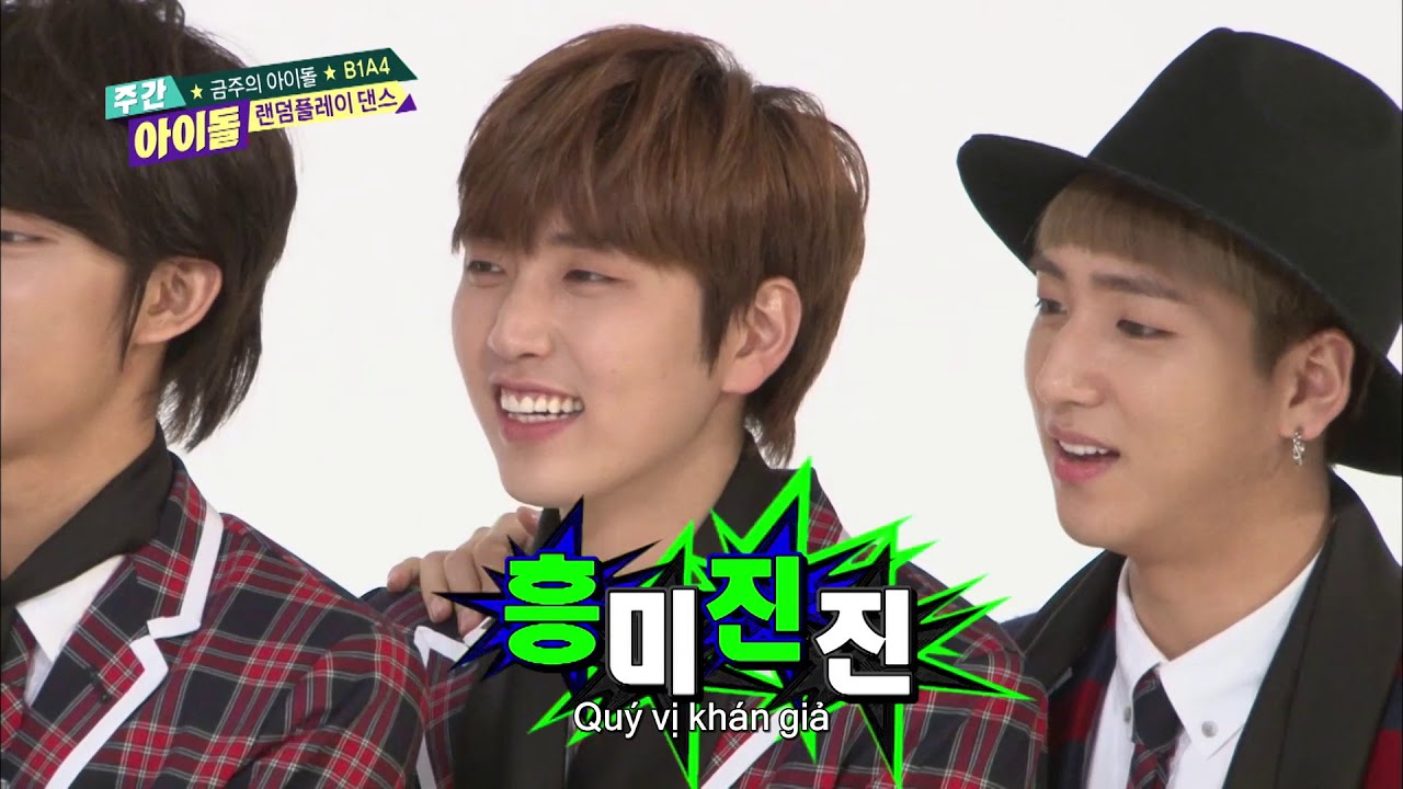 주간아이돌 (Weekly Idol) - B1A4 (비원에이포) RANDOM PLAY DANCE (Vietnam Sub)