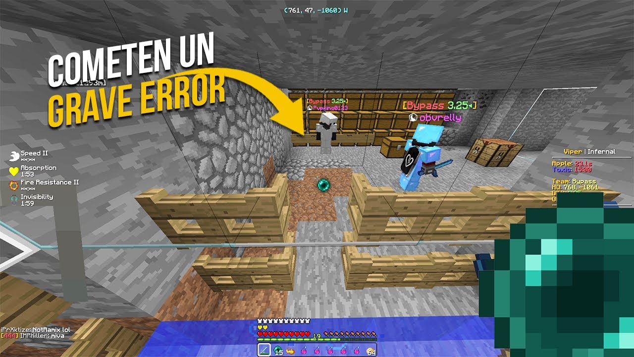 AYUD&Eacute; a un JUGADOR NOVATO a RAIDEAR BASES en Minecraft HARDCORE Faction