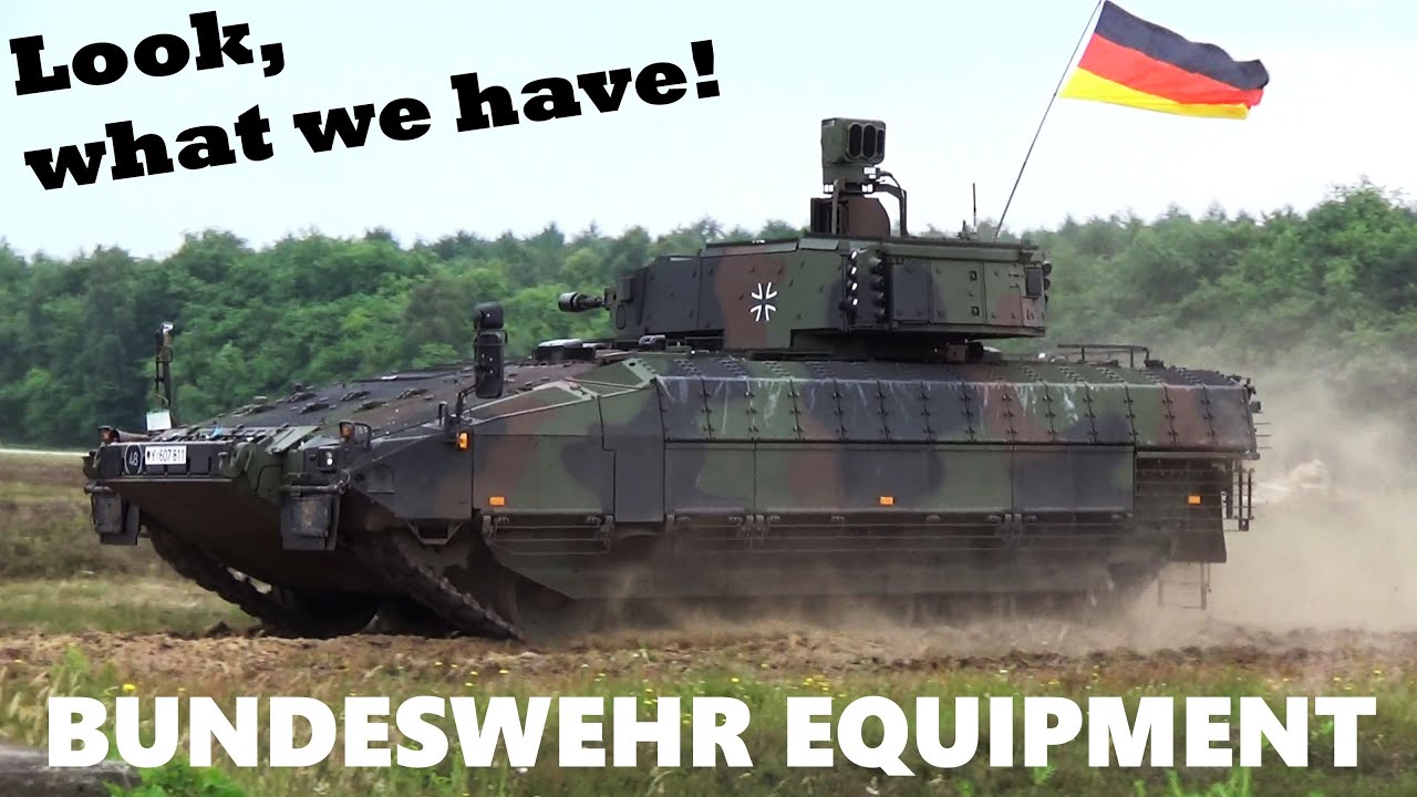 BUNDESWEHR - Panzer, Fluggeräte, Schiffe, Fahrzeuge - Überblick über die Ausrüstung der Bundeswehr