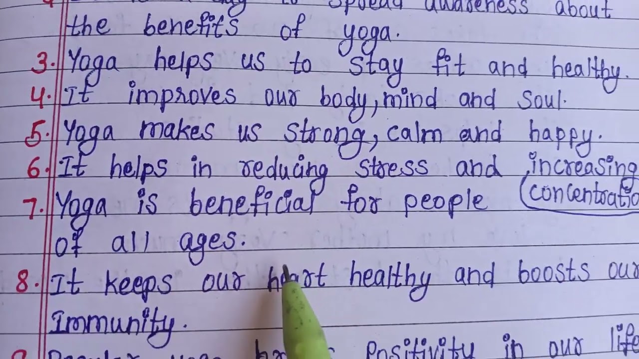 10  lines about yoga ll Essay about yoga day#viral #trending #youtube 