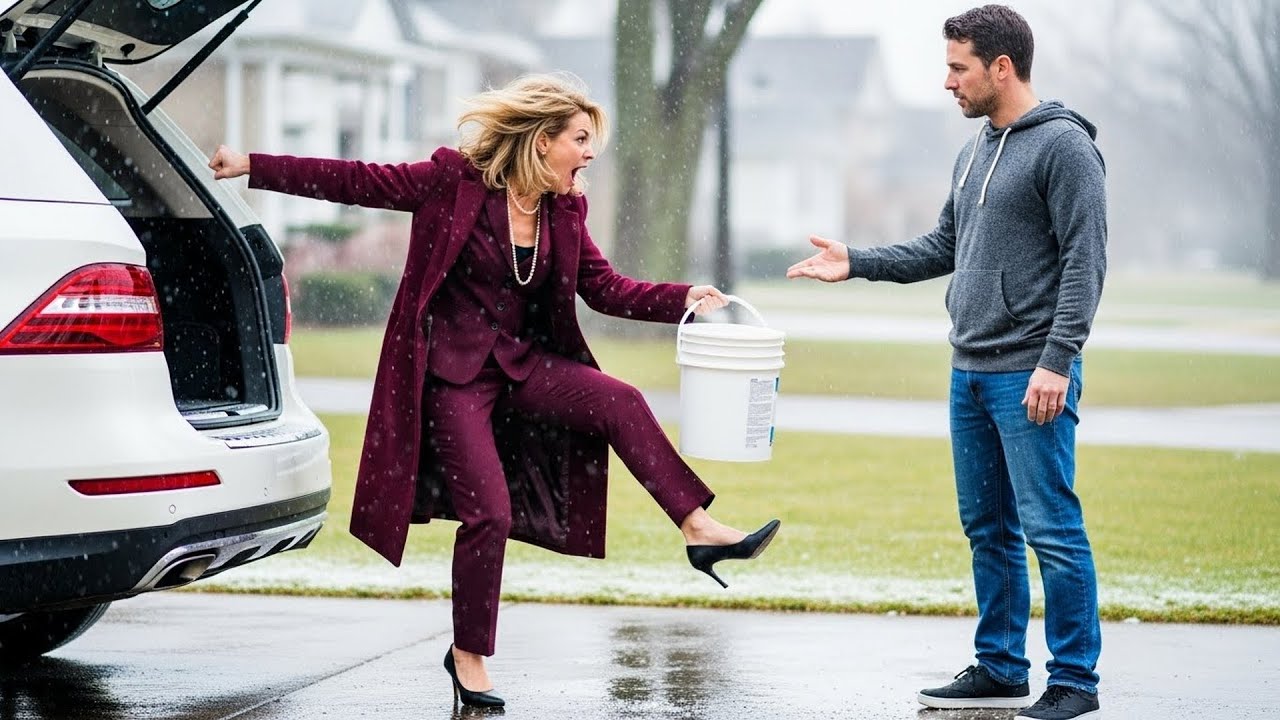 HOA Karen Stole My Deicer During A Storm, Then Slipped On Her Own Icy Steps