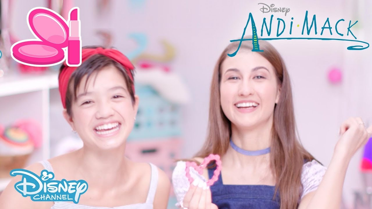 Andi Mack | AnDIY: Friendship Bracelet Tutorial ft. Meg Deangelis 💚 | Disney Channel UK