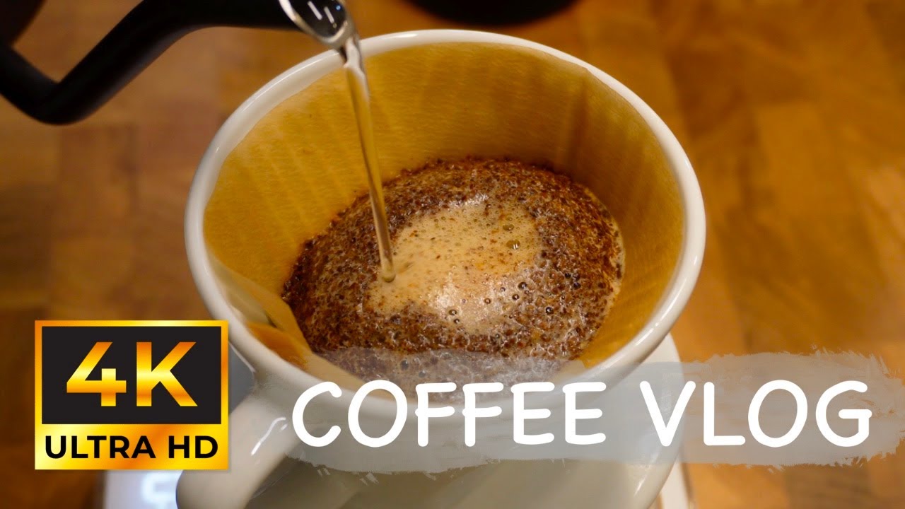 [Vlog] Pourover coffee at Home - Kalita 波佐見燒 - Sony ZV-E10 - 4K
