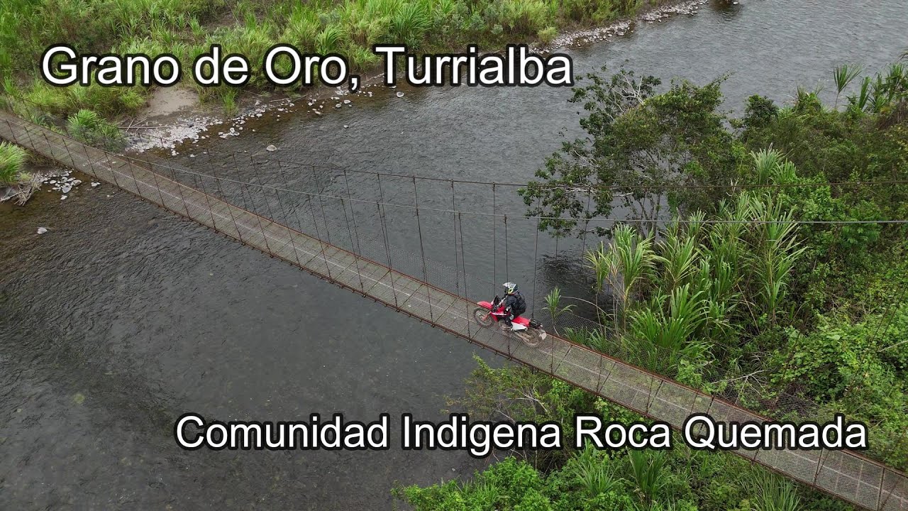 Comunidad Indigena Roca Quemada, Grano de Oro, Costa Rica | Ruta OffRoad CRF300L #crf300l