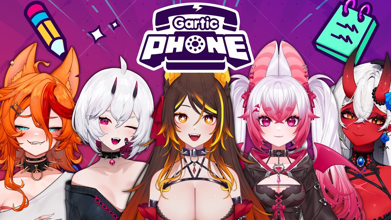 Making Cursed Drawings with My VTuber Family!