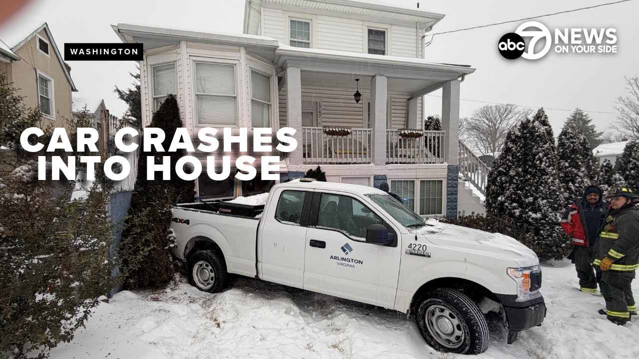 WINTER WEATHER: Car slides into house... Plus, homeless shelter services