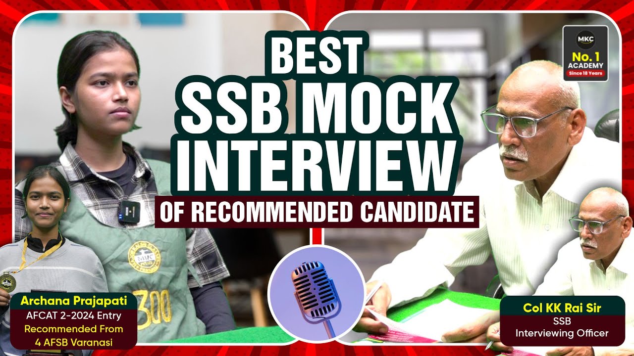 SSB Mock Interview | Recommended Candidate | SSB Personal Interview Feedback | Major Kalshi Classes