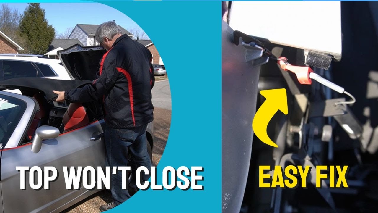 Fixing Your Stuck Convertible Top - Saturn Sky Pontiac Solstice Opel GT