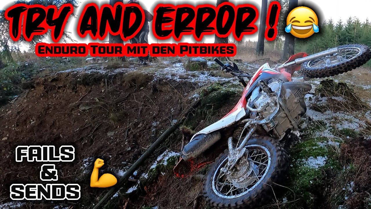 Meine erste Enduro Tour 😂 | Fails und Crashes 🥴 | CRF 110