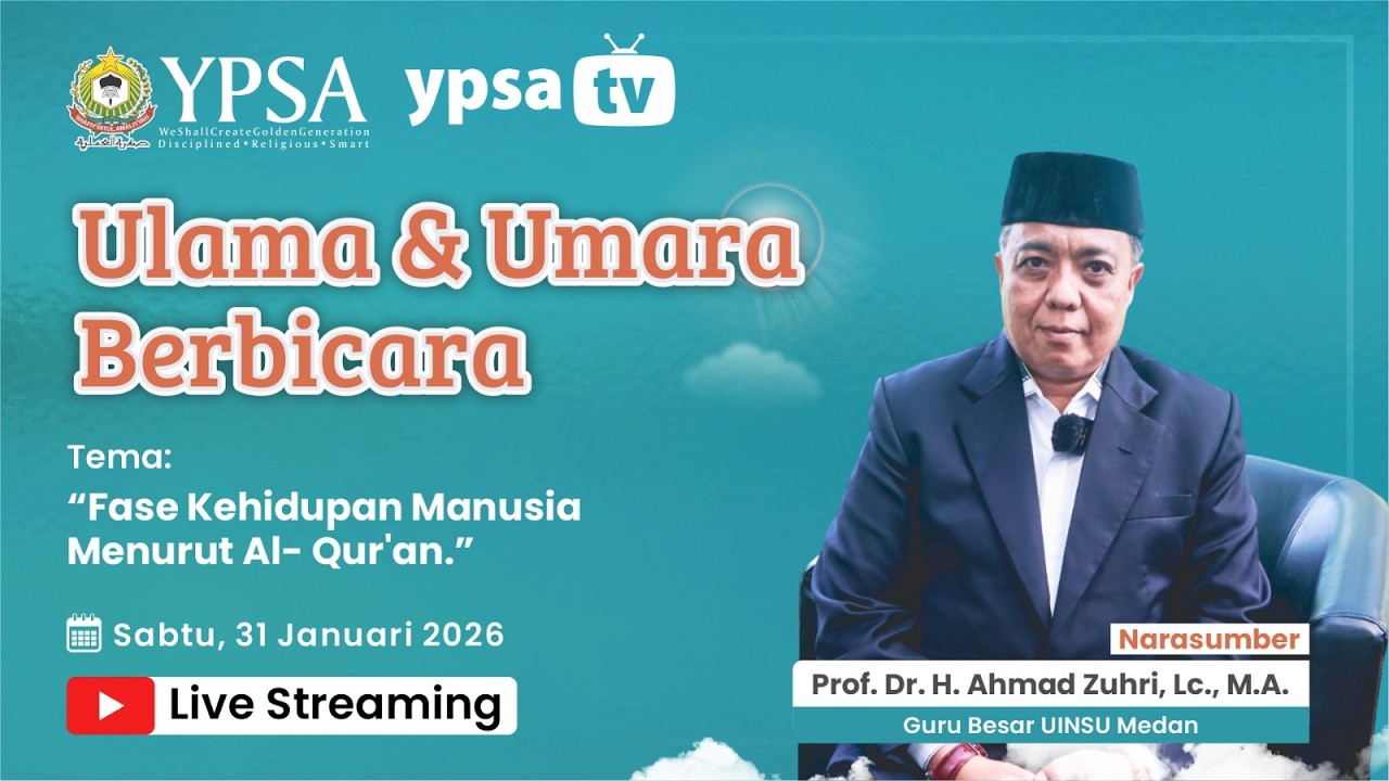 [LIVE] ULAMA DAN UMARA BERBICARA - Narasumber : Prof. Dr. H. Ahmad Zuhri, Lc., M.A.