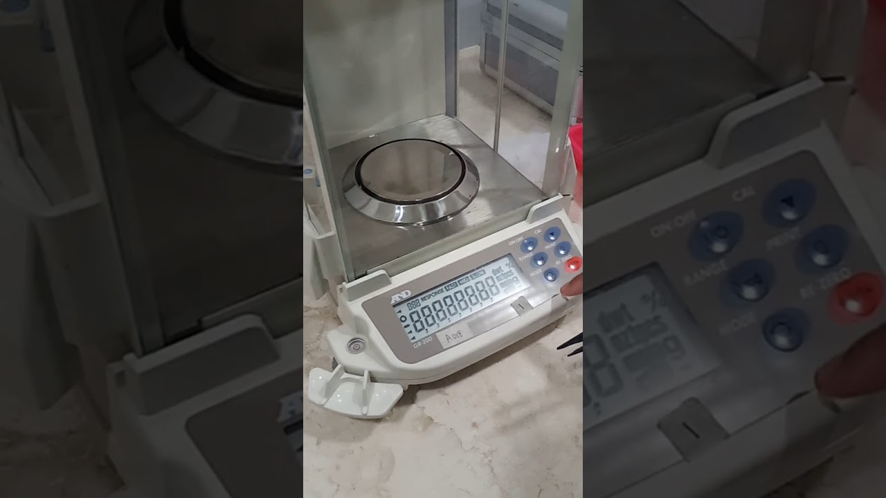 kalibrasi timbangan and gr 200