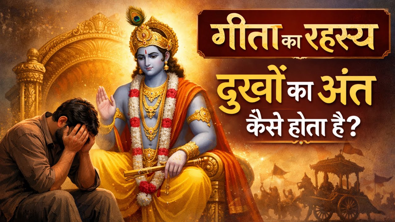गीता का रहस्य – दुखों का अंत कैसे होता है | Shrimad Bhagwat Gita Saar | Krishan Updesh