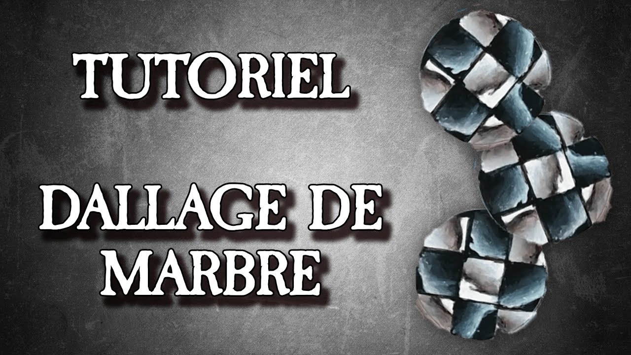 Tutoriel - Peindre des dalles en marbre