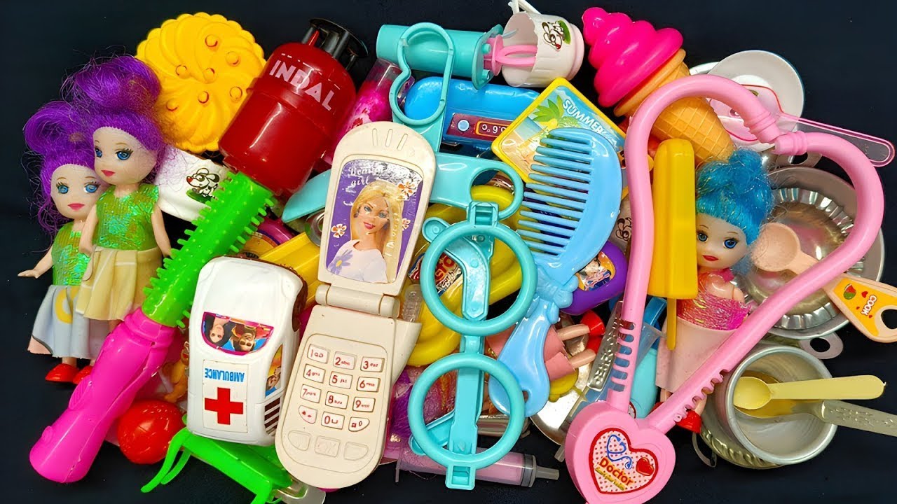 5 Minutes Satisfying With Unboxing Hello Kitty Kitchen Set Cutee Tiny Mini ASMR kitchen set