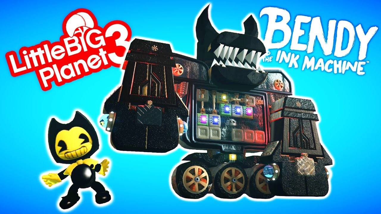 BEAST BENDY BOSS FIGHT (Fan Made) - Bendy And The Ink Machine - LittleBigPlanet 3 PS4 Gameplay