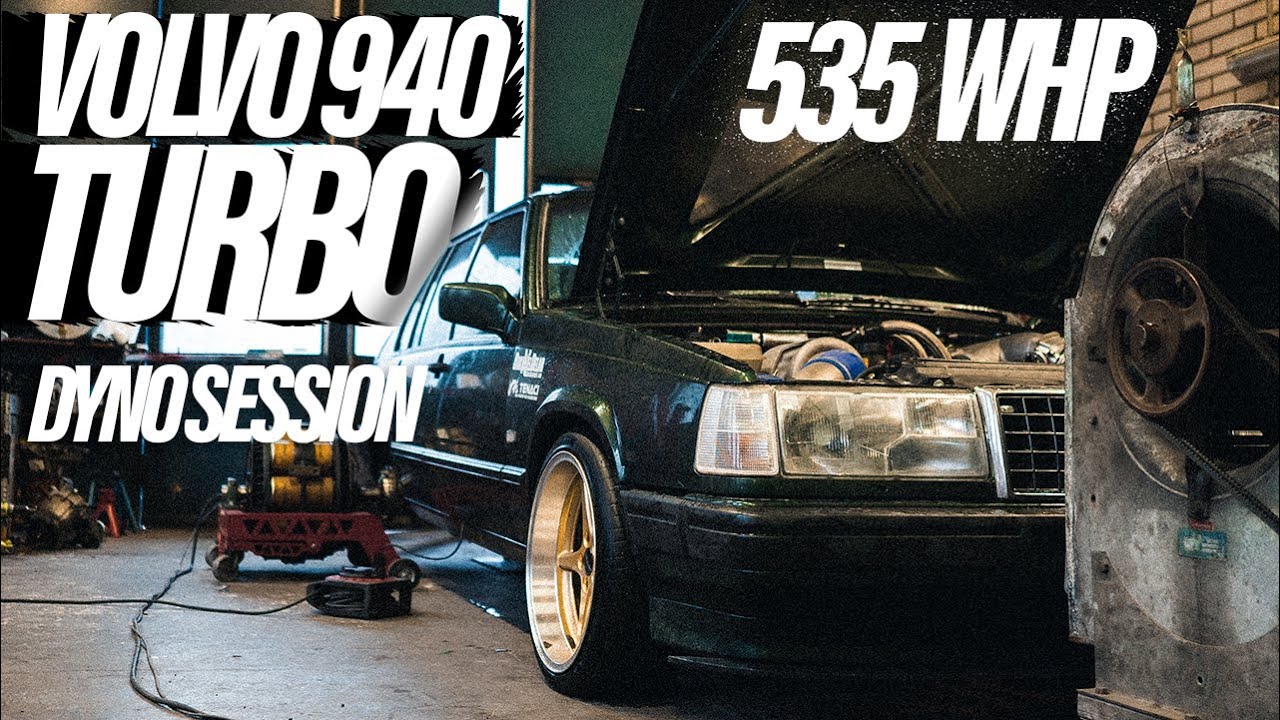 VOLVO 940 TURBO - DYNO SESSION⎟LAUNCH AND BURNOUT