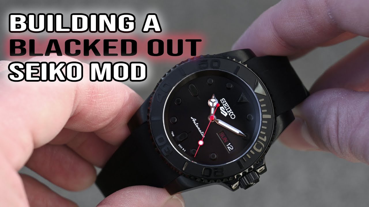 Building a Blacked Out Seiko Mod!