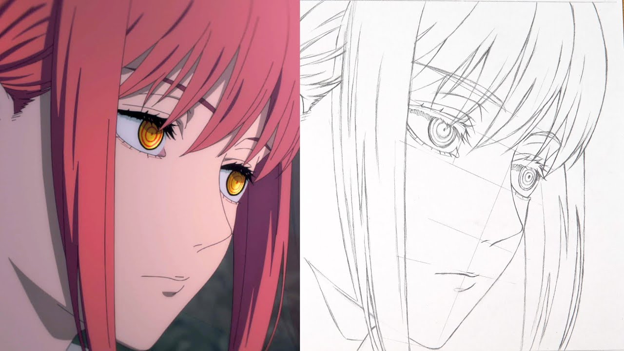 How To Draw ''MAKIMA'' Chainsaw Man || Step By Step Tutorial!