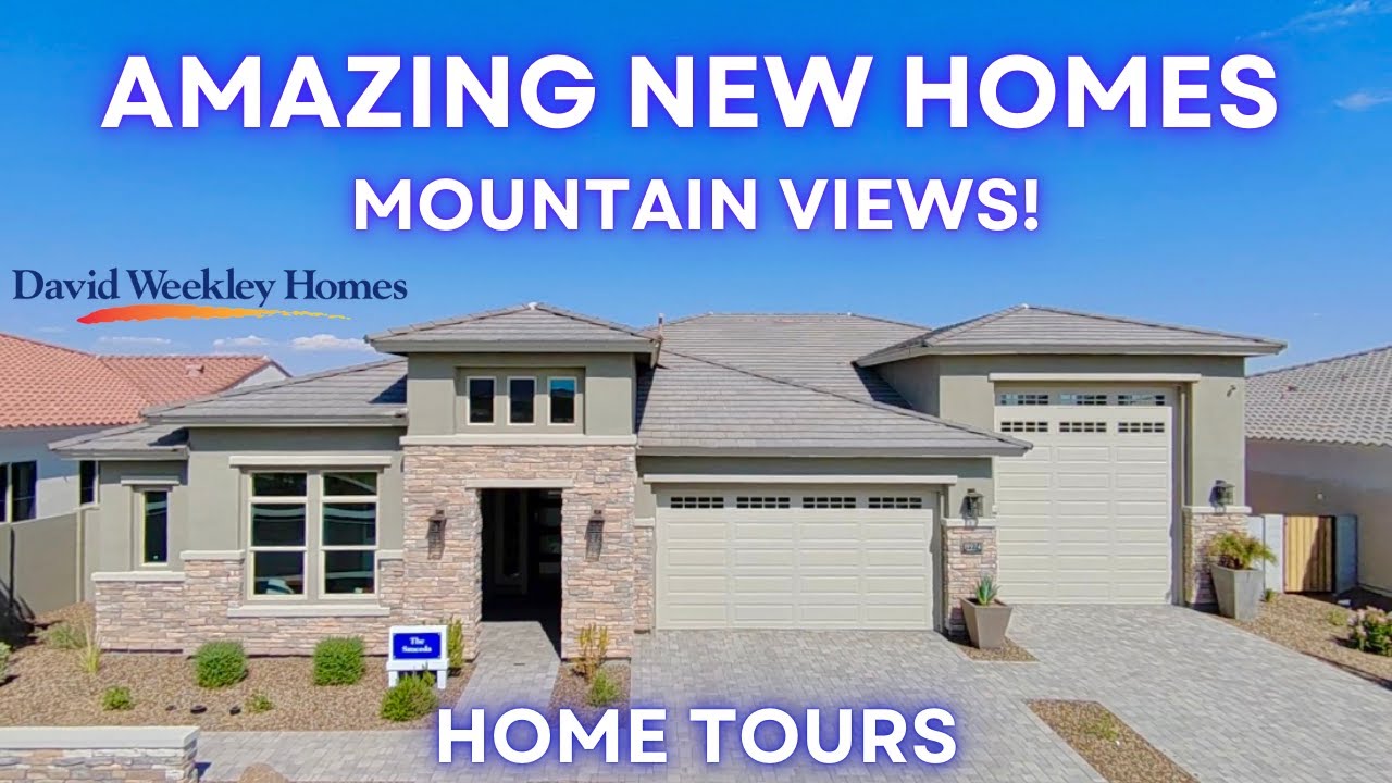 Amazing New Homes with Mountain Views [David Weekley Homes | Living in Arizona | Litchfield Park]