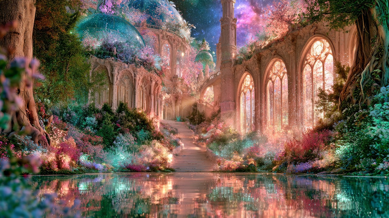 Drift Into the World of Eternal Stars ✨ | 4K Fantasy Realms & Deep Rest Ambient Music